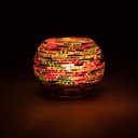 Porta Vela de Cristal de Colores