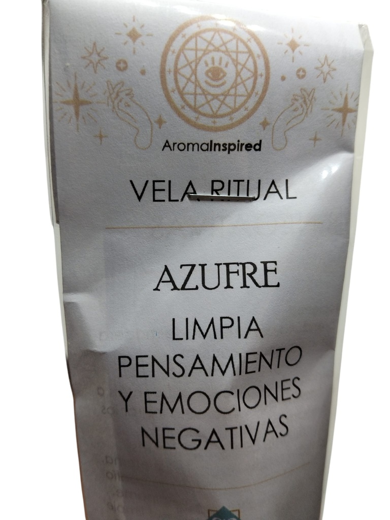 Vela Ritual Ceremonial - PURIFICACIÓN