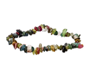 Pulsera de Turmalina Multicolor en Chips