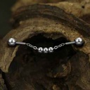 Barbell Industrial con Cadena y Bolitas