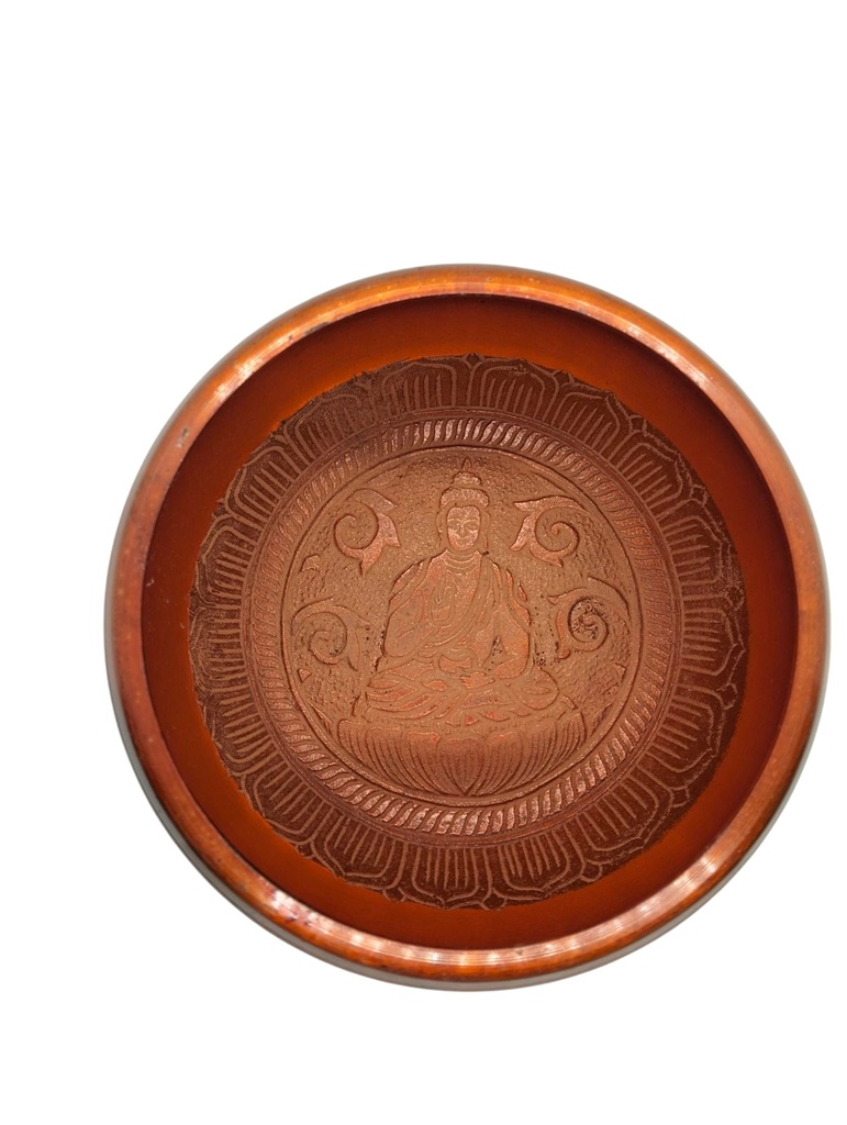 Cuenco Tibetano de aluminio OM 550g