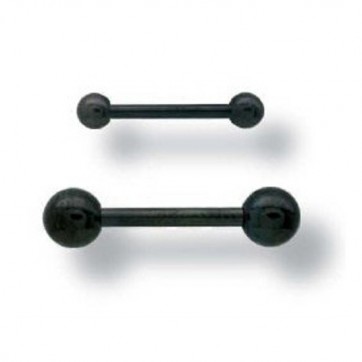 Barbell de Titanio Negro de 1.2 mm