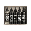 Set Dynamic Gray Wash 4oz + Mixing