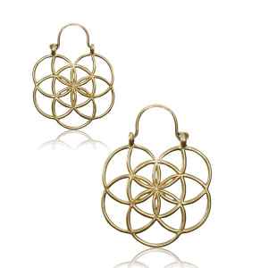 Pendientes con Circulo de la Vida