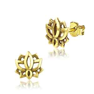 Pendientes con Flor de Loto Tribal