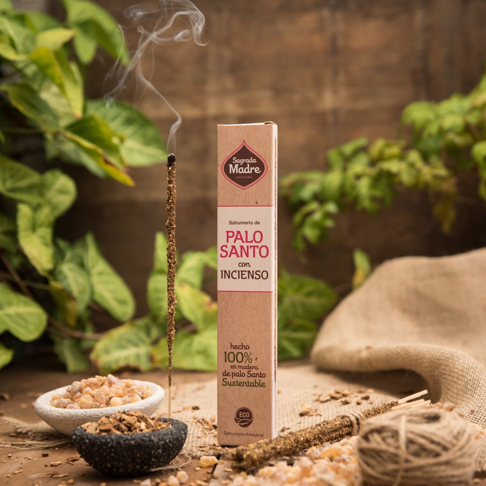 Incienso de Palo Santo con Olíbano - Sagrada Madre