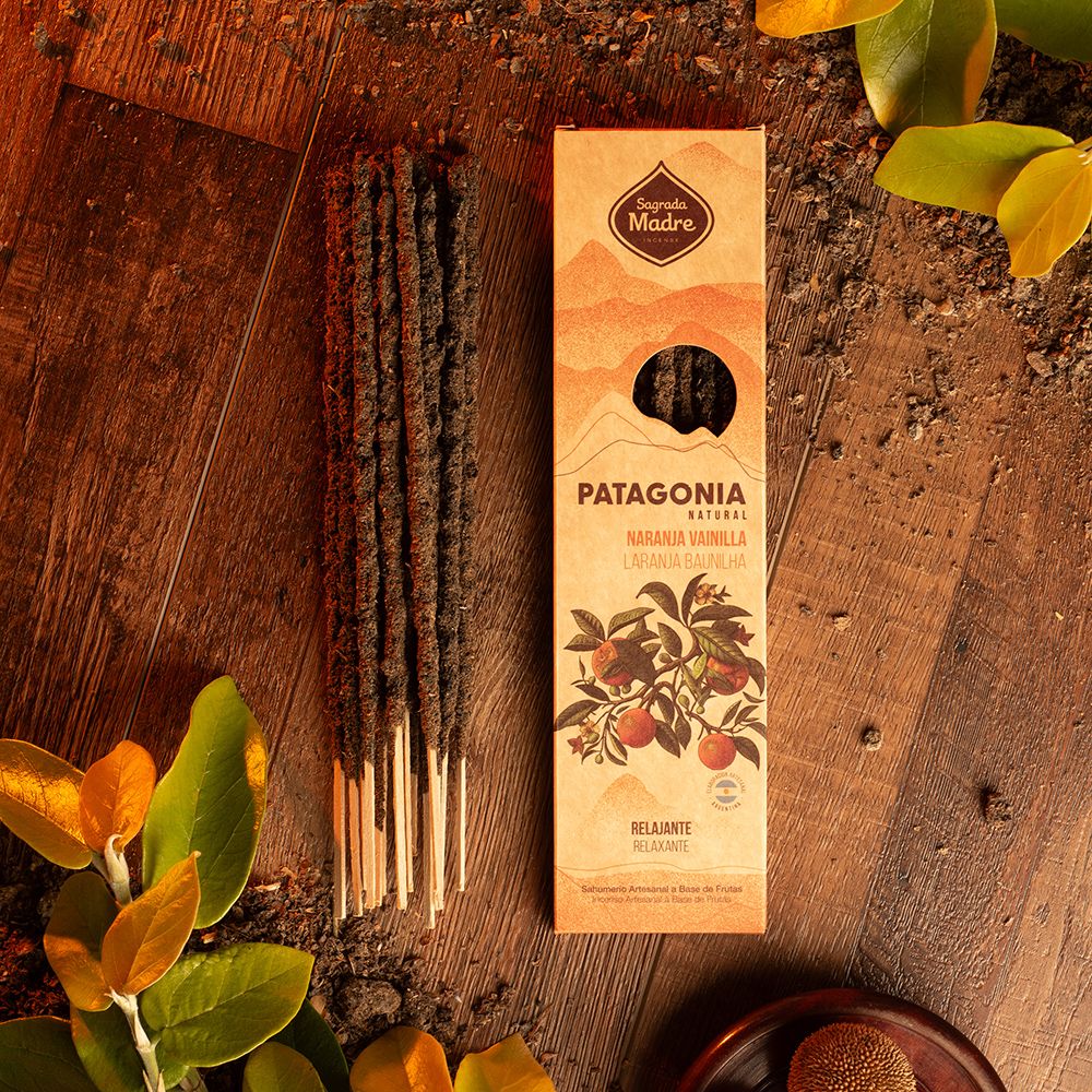 Incienso Línea Patagonia Naranja y Vainilla - Sagrada Madre