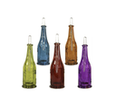 Botella de Cristal Porta Velas
