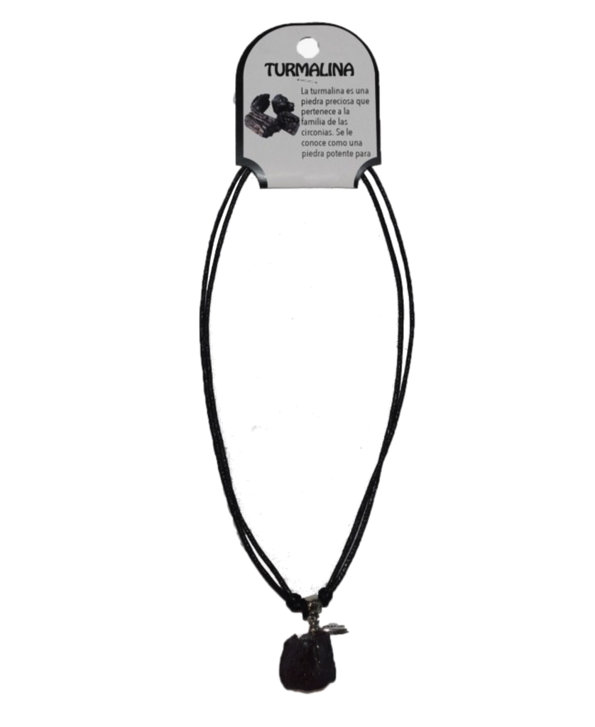 Collar con Turmalina en Bruto