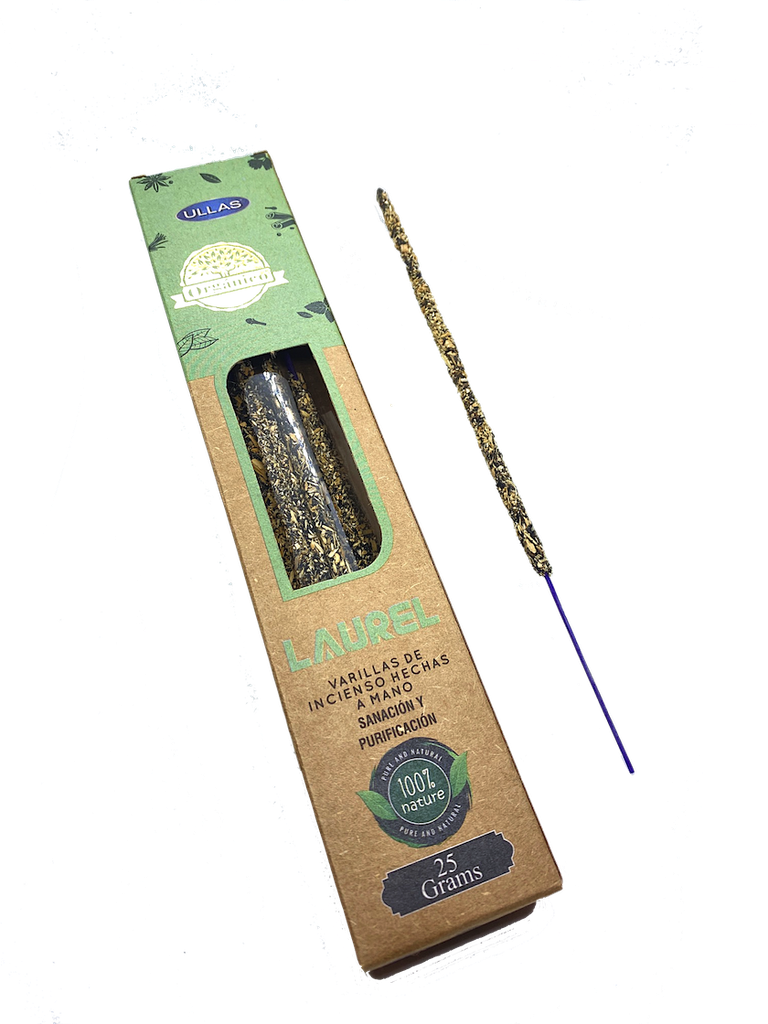 Incienso Orgánico de Varillas Ullas - Laurel