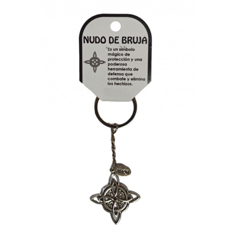 Llavero con Nudo de Bruja