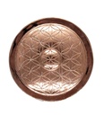 Plato de cobre con Flor de la vida 10cm