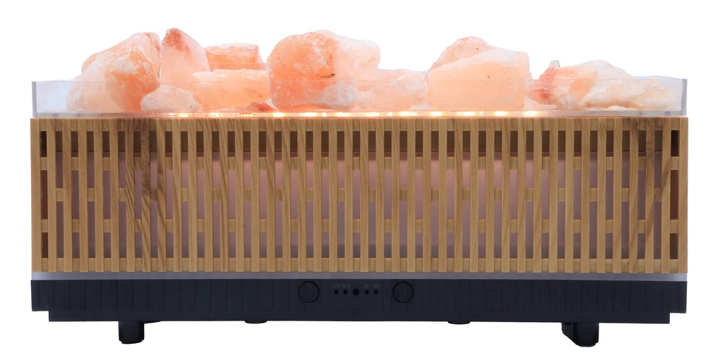 Humificador Rectángulo Madera + Sal