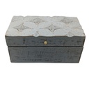 Caja de Madera Multiusos - Estrella Gris Vintage