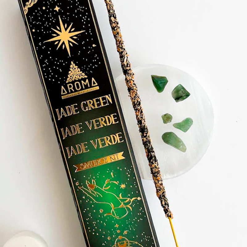 Incienso Jade Verde de AROMA - Prosperidad, Abundancia y Equilibrio interior