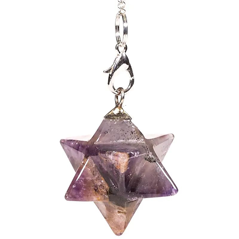 Péndulo Estrella Merkaba de Piedra