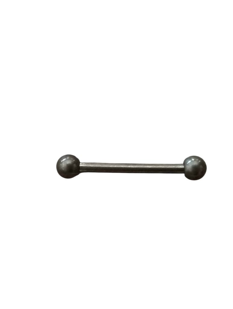 Barbell de Titanio Gris de 1.2 mm