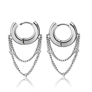 Pendientes de Aro con Cadenas