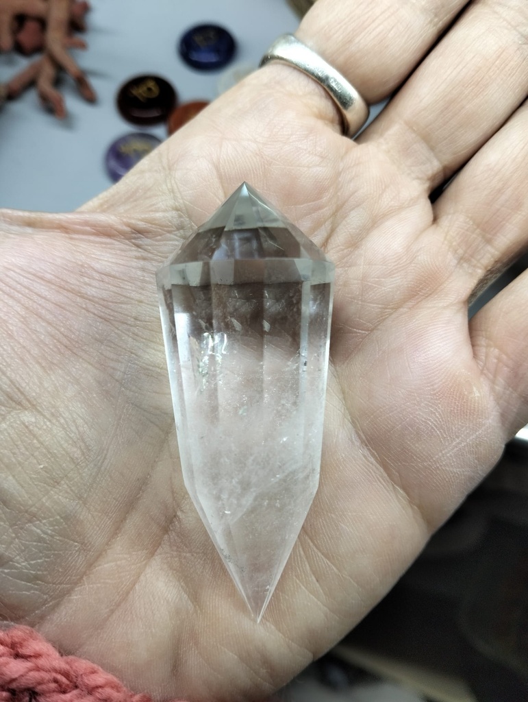 Biterminados Vogel de Cuarzo Cristal