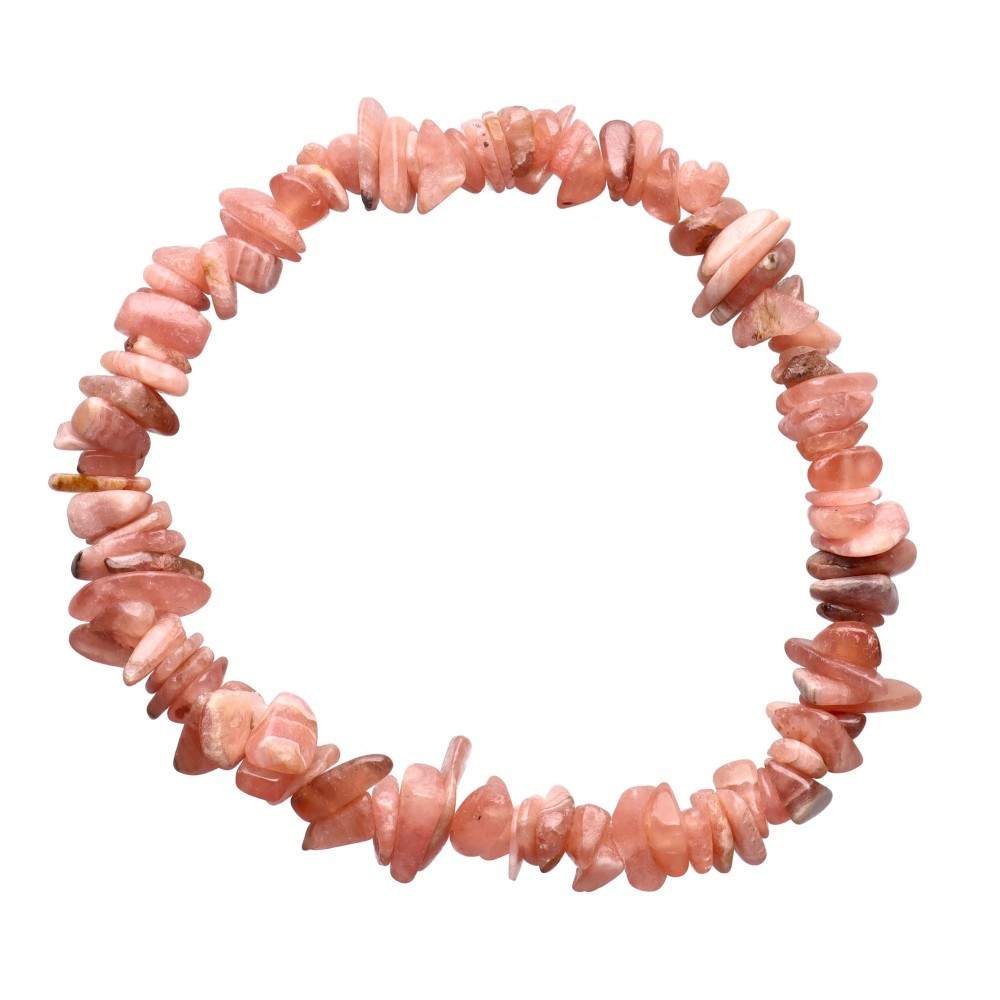 Pulsera Chips de Rodocrosita