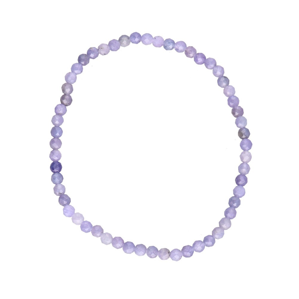 Pulsera Facetada de Tanzanita 3mm