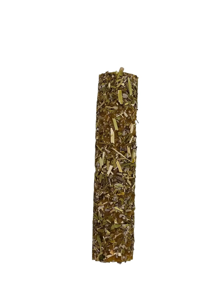 Vela de Miel Panal con Salvia y Ruda 10x2cm (Unidad)