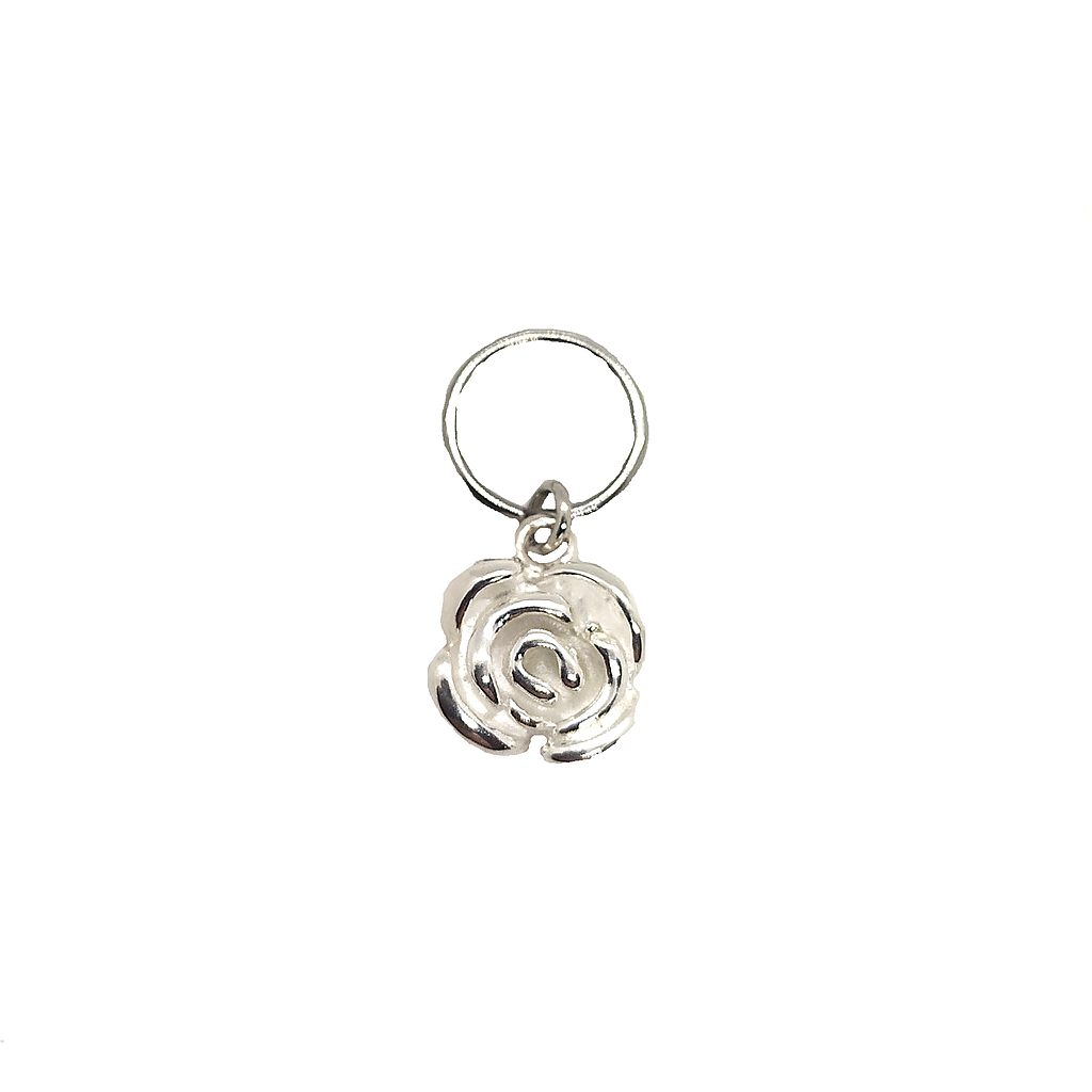 Pendiente Manejable con Rosa