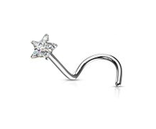 Nostril con Joya de Estrella Engarzada