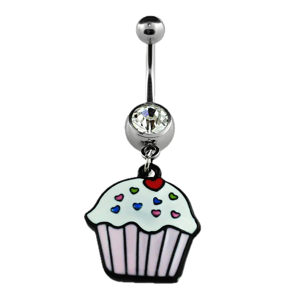 Navel con Cupcake y Joya