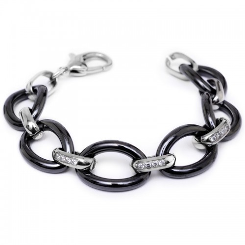 Pulsera de Ceramica Negra