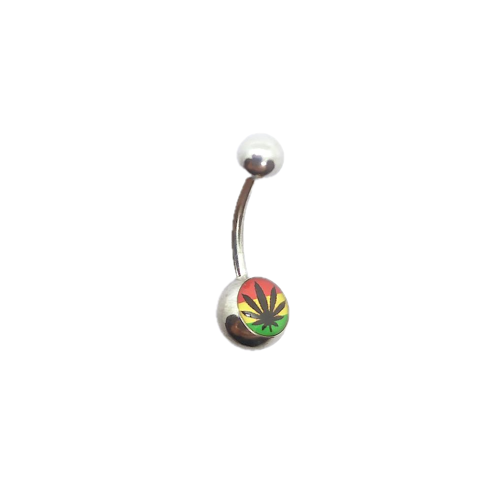 Navel con Dibujo de Marihuana