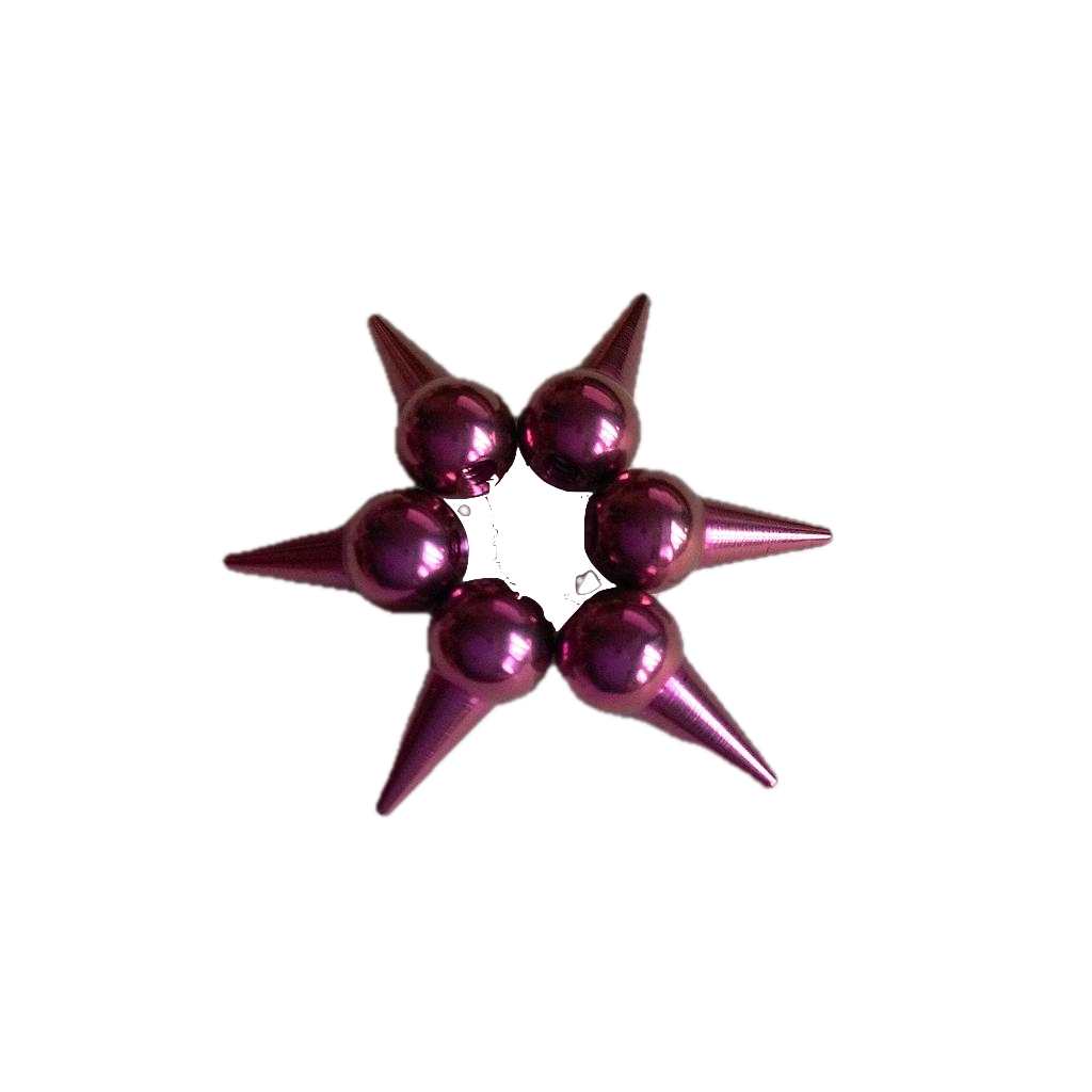 Pincho de Titanio con Bola en Color