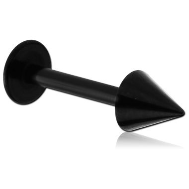 Labret de Acero Negro con Pincho