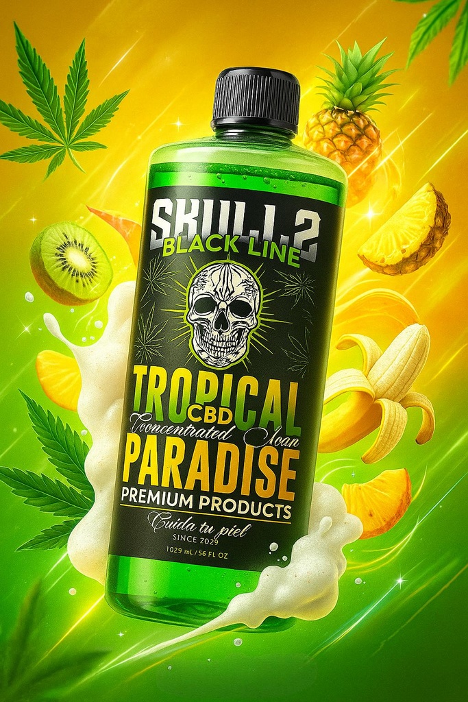 Jabón TROPICAL CBD PARADISE SKULL