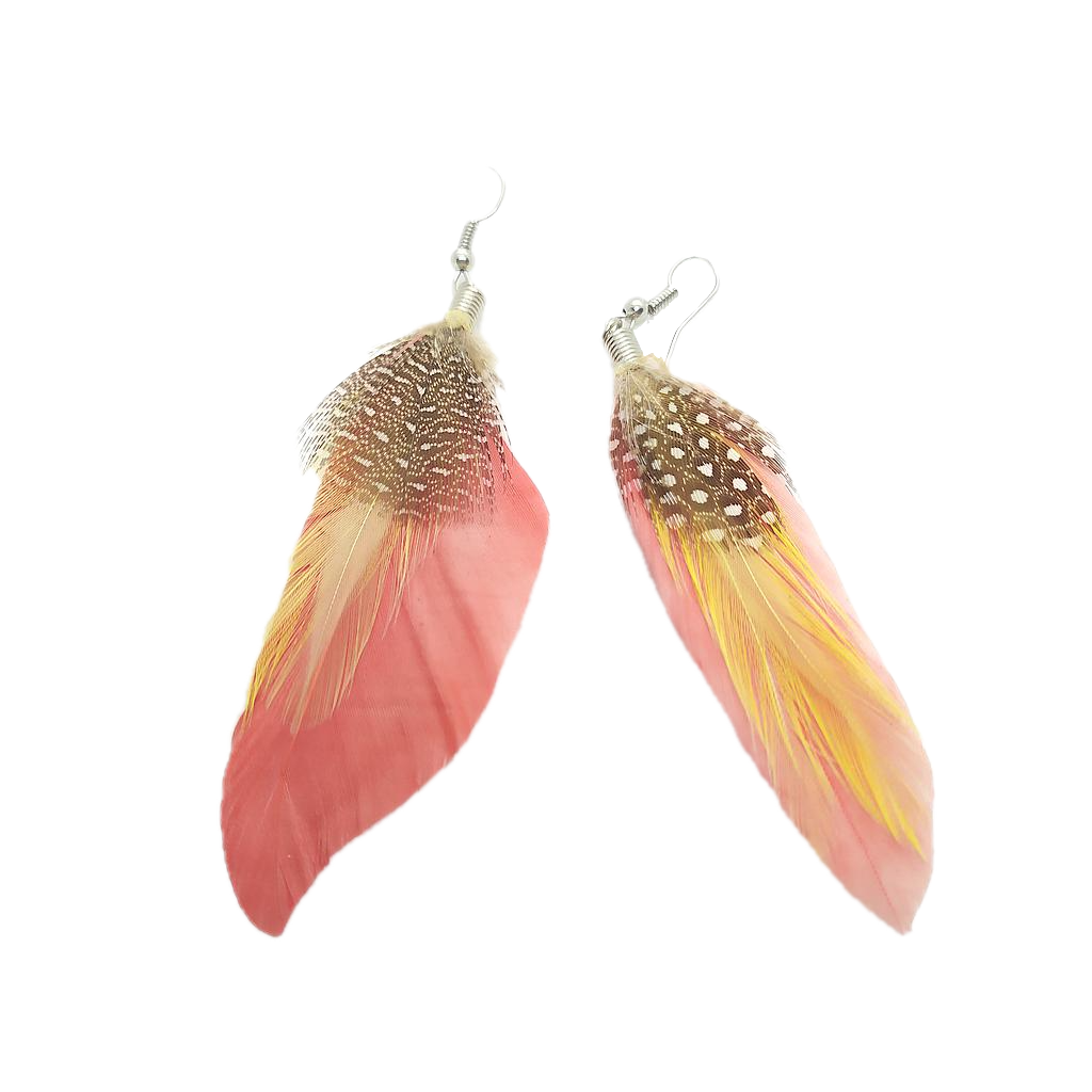 Pendientes con Pluma