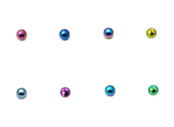 Bola de Titanio en Colores 1.2 mm