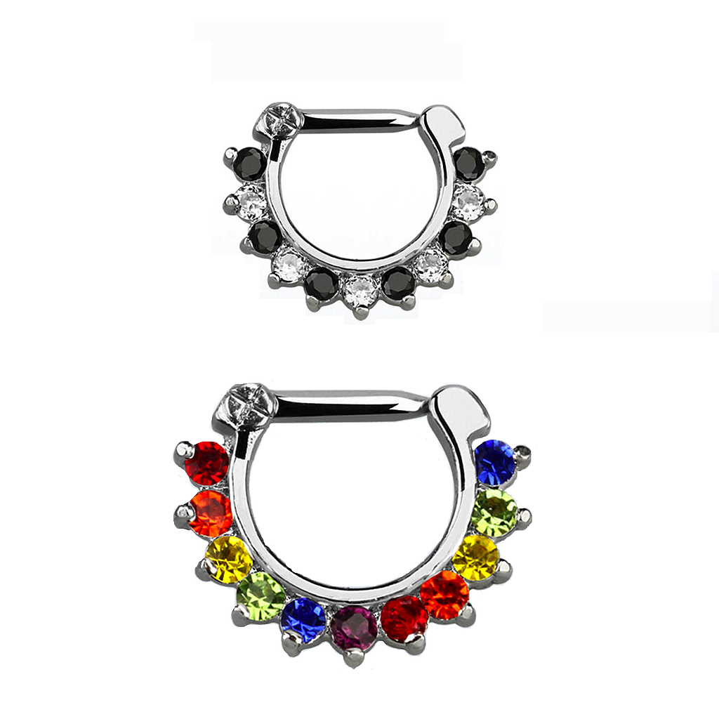 Clicker recto con Joyas de Colores