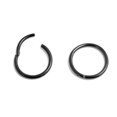 Clicker Liso de Acero Negro