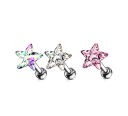 Barbell con Estrella de Colores