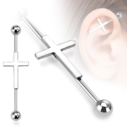 [BBL.IND.CR] Barbell Industrial con Cruz