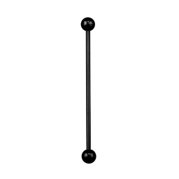 Barbell Industrial de Acero Negro de 1.6 mm