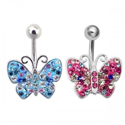 Navel Mariposa con Joyas