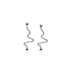 Barbell Industrial de Acero Zig Zag