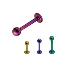 Labret de Titanio Colores de 1.2 mm