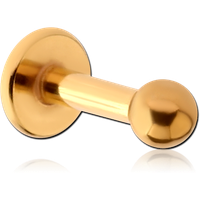 Labret de Acero Dorado de 1.2 mm