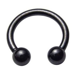 Circular Barbell en Acero Negro de 3.2mm
