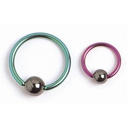 Bcr en Titanio Colores de 1.2mm