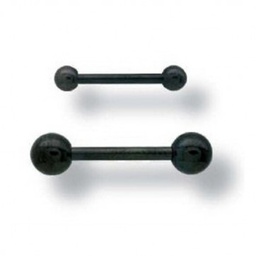 Barbell de Titanio Negro de 1.6mm