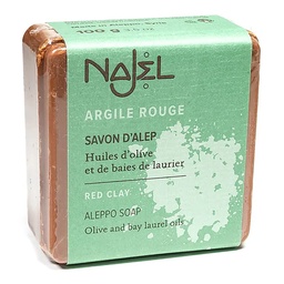 Jabón de Alepo Exfoliante de Arcilla Roja