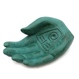 Quemador de Incienso Mano Tierra Protectora